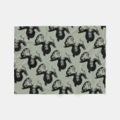 Aziatische draak fleece deken (Voorkant (Horizontaal))
