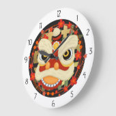 Aziatische draak grote klok (Hoek)