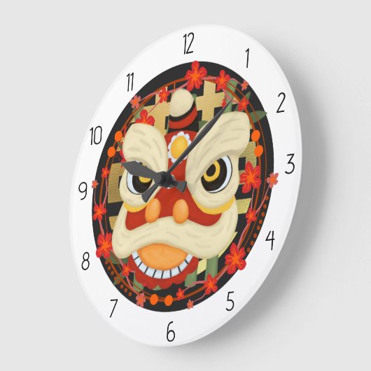 Aziatische draak grote klok (Hoek)