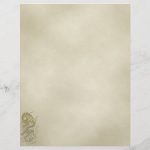 Aziatische draak Letterhead