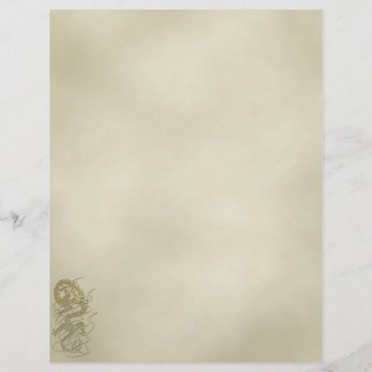  Aziatische draak Letterhead (Voorkant)