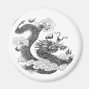 Aziatische draak magneet