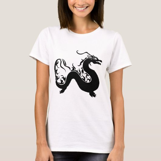 Aziatische draak t-shirt (Voorkant)