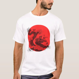 Aziatische draak t-shirt