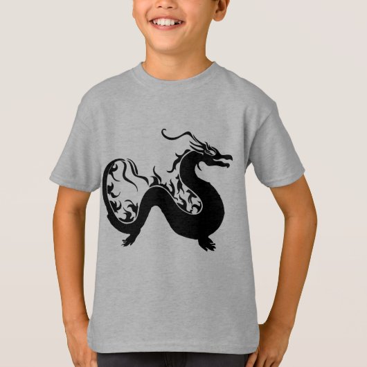Aziatische draak t-shirt (Voorkant)