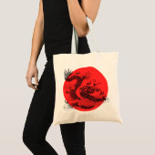Aziatische draak tote bag (Voorkant (product))