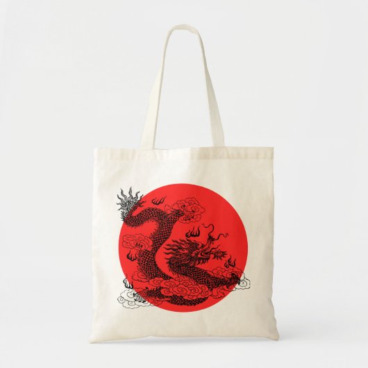 Aziatische draak tote bag (Voorkant)