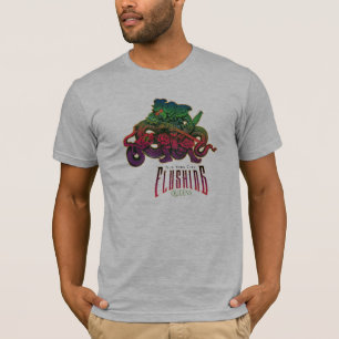 Aziatische drakenlaag, Flushing Queens, NY T-shirt