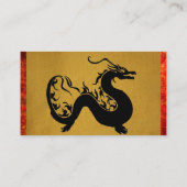 Aziatische drakenVisitekaartje Visitekaartje (Achterkant)