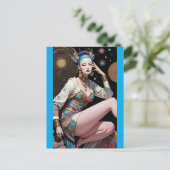 Aziatische droomvlucht - Ken Gage Art Briefkaart (Staand voorkant)