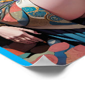 Aziatische droomvlucht - Ken Gage Art Poster (Hoek)