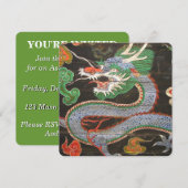 Aziatische eetpartij | Dragon Kaart (Voorkant / Achterkant)