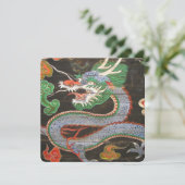 Aziatische eetpartij | Dragon Kaart (Staand voorkant)