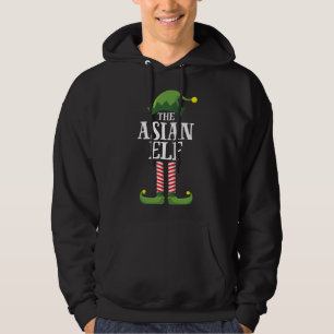 Aziatische Elf Matching Familie Kerstfeest Hoodie