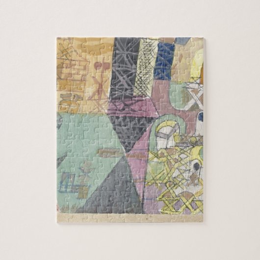 Aziatische entertainers door Paul Klee Legpuzzel (Verticaal)