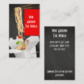 Aziatische Fast Food Restaurant Visitekaartje (Voorkant / Achterkant)
