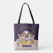 Aziatische Geboorte Scène Canvas tassen voor Kinde (Achterkant)