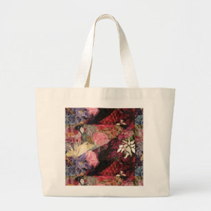 Aziatische geïnspireerde canvas tas