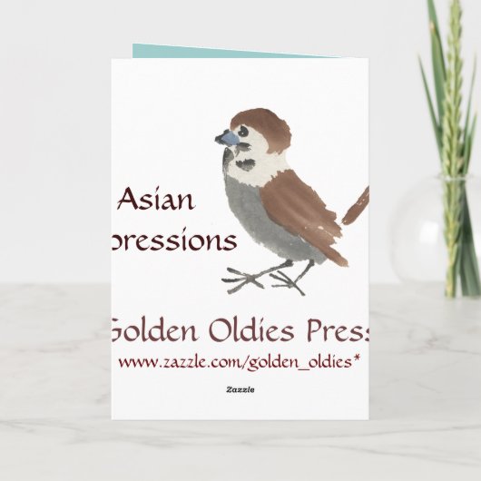 Aziatische geïnspireerde  Kaarten - Dragon (Achterkant)