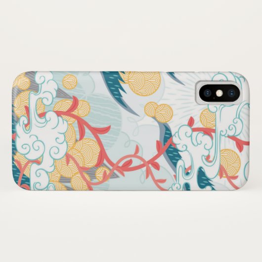 Aziatische geïnspireerde Natuur Case-Mate iPhone Case (Achterkant (horizontaal))