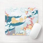 Aziatische geïnspireerde Natuur Muismat (Met muis)