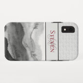 Aziatische Geïnspireerde Waterverf Scène Gepersona Case-Mate iPhone Case (Achterkant (horizontaal))