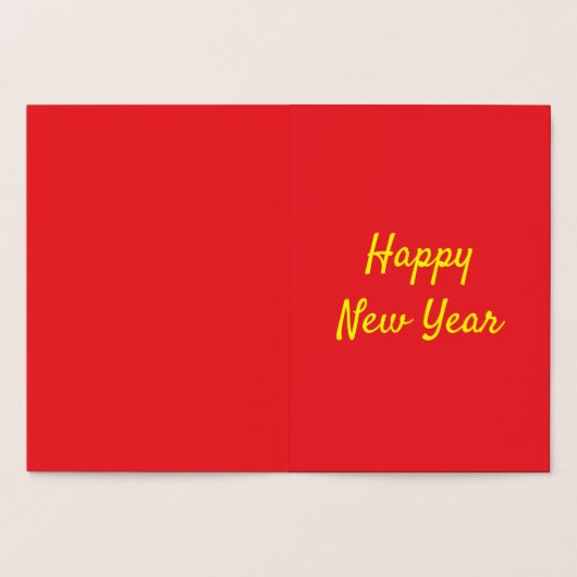 Aziatische Gelukskat op Maat Folie Kaarten (Binnen)