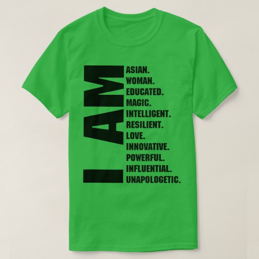 Aziatische geschiedenismaand — cadeaus t-shirt (Design voorkant)