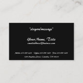 Aziatische goudmunten "Respect"-Visitekaartjes Visitekaartje (Achterkant)