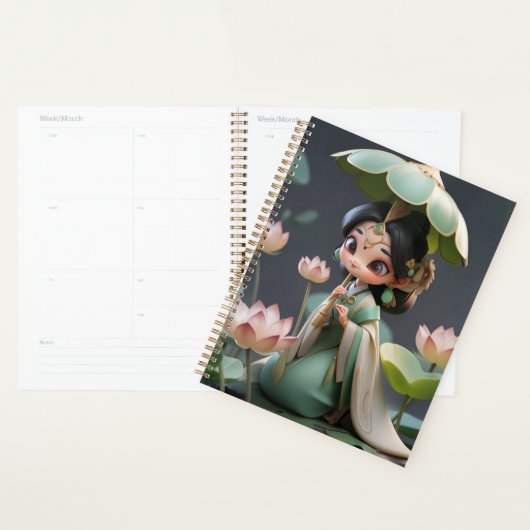 Aziatische Groene Schoonheidsplanner Planner (Display)