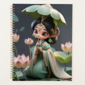 Aziatische Groene Schoonheidsplanner Planner (Voorkant)