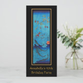 Aziatische haaien Art 50e verjaardag Kaart (Staand voorkant)