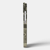 Aziatische imperiale tempel in zwart-wit Case-Mate iPhone case (Achterkant / Links)