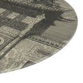 Aziatische imperiale tempel in zwart-wit snijplank (Hoek)