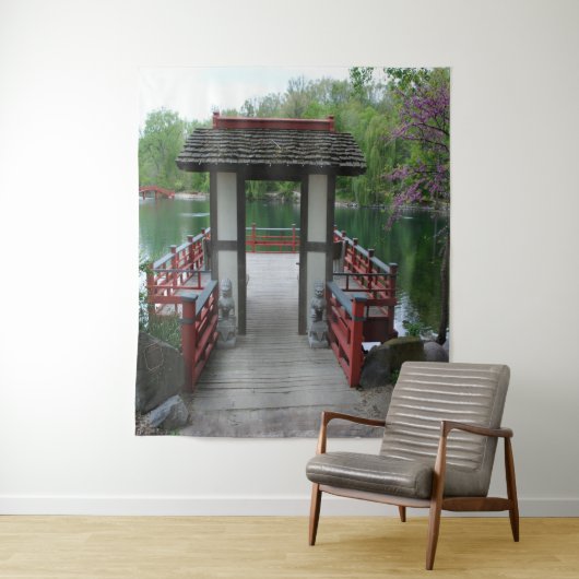 Aziatische inspiratie wandkleed (In situ)