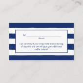 Aziatische invloedssfeer op blauw vogelpapier informatiekaartje (Achterkant)