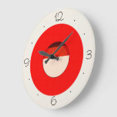 Aziatische invloedssfeer roomzwart> Simplistic Clo Grote Klok (Hoek)