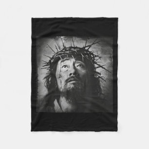 Aziatische Jezus, Christendom, Kerk, Azië, Jezus  Fleece Deken