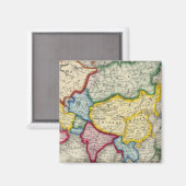 Aziatische kaart magneet (Voorkant / Achterkant)