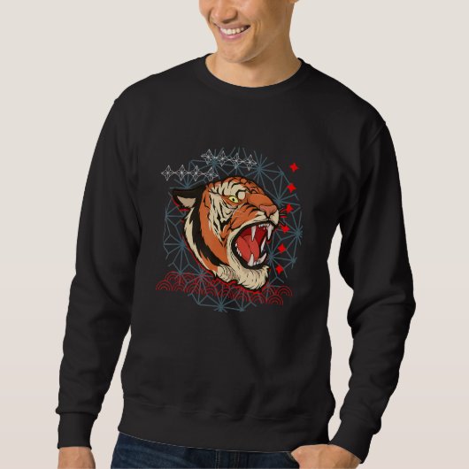 Aziatische kattenroofdier Tiger Trui (Voorkant)