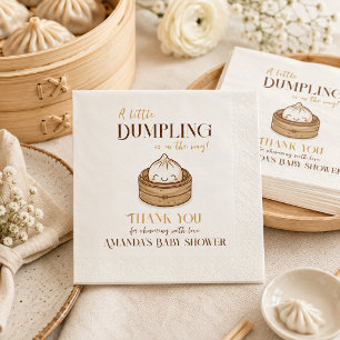 Aziatische Kawaii Dim Sum Kleine Dumpling Baby Sho Servet