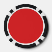 Aziatische Koi geometrische kunst Poker Chips (Achterkant)