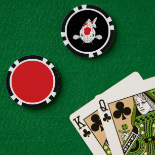 Aziatische Koi geometrische kunst Poker Chips