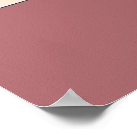 Aziatische kraan in vlucht poster (Hoek)