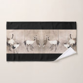 Aziatische kraanvogel Wildlife Okyo Bath Towel Set Bad Handdoek (Handdoek)