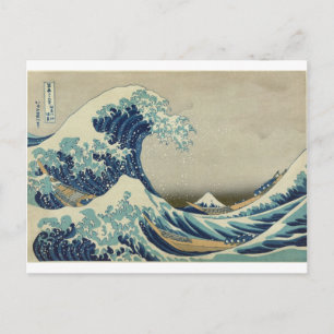 Aziatische kunst - De Grote Golf van Kanagawa Briefkaart