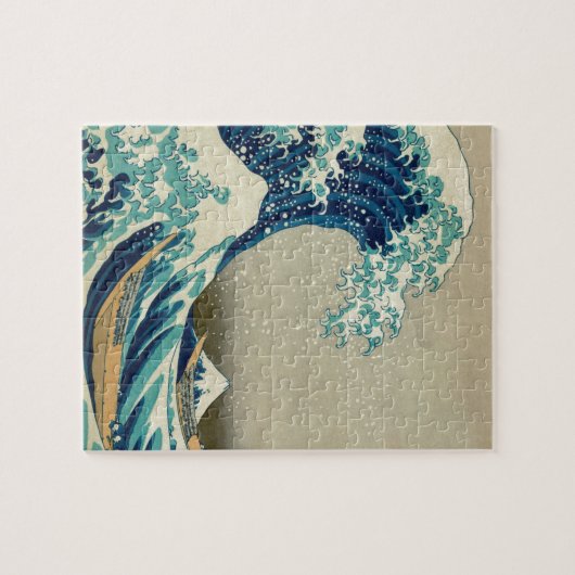 Aziatische kunst - De Grote Golf van Kanagawa Legpuzzel (Horizontaal)