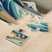 Aziatische kunst - De Grote Golf van Kanagawa Legpuzzel (Zijkant)