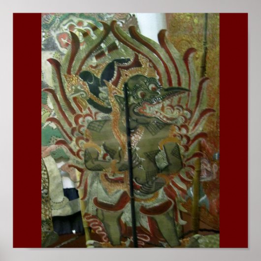 Aziatische kunst poster (Voorkant)