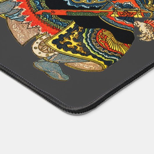 Aziatische Kunst Samurai Warrior Desk Mat (Hoek)